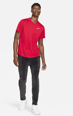 تی شرت تنیس مردانه نایک NikeCourt Dri-FIT Victory- قرمز | تنیس ۲۴