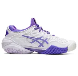 کفش تنیس زنانه اسیکس Asics Court FF3- سفید/بنفش | تنیس ۲۴