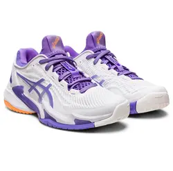 کفش تنیس زنانه اسیکس Asics Court FF3- سفید/بنفش | تنیس ۲۴