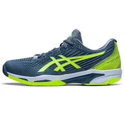 کفش تنیس مردانه اسیکس Asics Solution Speed FF 2- طوسی/سبز | تنیس ۲۴