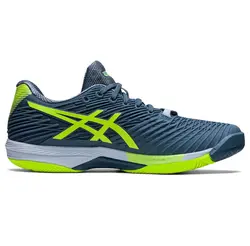 کفش تنیس مردانه اسیکس Asics Solution Speed FF 2- طوسی/سبز | تنیس ۲۴