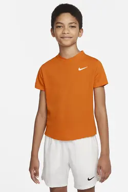 تی شرت تنیس بچگانه نایک NikeCourt Dri-FIT Victory- نارنجی | تنیس ۲۴