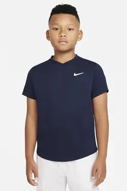 تی شرت تنیس بچگانه نایک NikeCourt Dri FIT Victory- سرمه ای | تنیس ۲۴