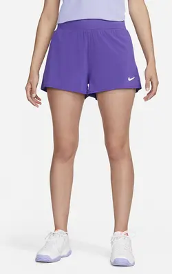 شلوارک تنیس زنانه نایک Nike Court Victory Flex- بنفش | تنیس ۲۴