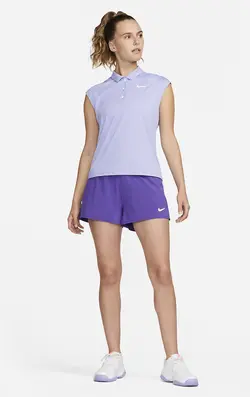 شلوارک تنیس زنانه نایک Nike Court Victory Flex- بنفش | تنیس ۲۴