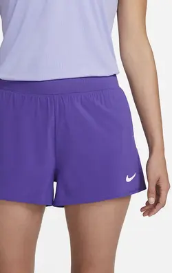 شلوارک تنیس زنانه نایک Nike Court Victory Flex- بنفش | تنیس ۲۴