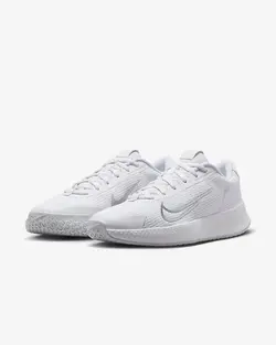 کفش تنیس زنانه نایک NikeCourt Vapor Lite 2- سفید/نقره ای | تنیس ۲۴