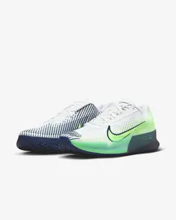 کفش تنیس مردانه نایک NikeCourt Air Zoom Vapor 11 CLAY- سفید/سبز | تنیس ۲۴