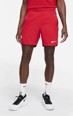 شلوارک تنیس مردانه نایک NikeCourt Dri-FIT Victory- قرمز | تنیس ۲۴