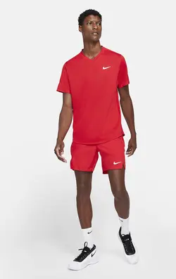 شلوارک تنیس مردانه نایک NikeCourt Dri-FIT Victory- قرمز | تنیس ۲۴