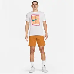 تیشرت تنیس مردانه نایک NikeCourt Dri-FIT- سفید | تنیس ۲۴