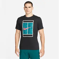 تیشرت تنیس مردانه نایک NikeCourt Dri-FIT- مشکی | تنیس ۲۴