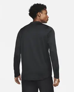 تی شرت نیم زیپ تنیس مردانه نایک NikeCourt Dri-FIT Advantage-مشکی | تنیس ۲۴