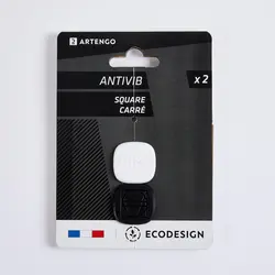 ضربه گیر راکت تنیس آرتنگو ARTENGO Square- مشکی/سفید | تنیس ۲۴