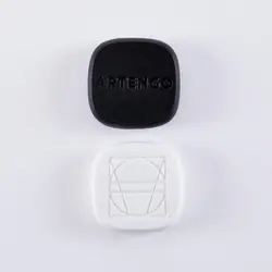 ضربه گیر راکت تنیس آرتنگو ARTENGO Square- مشکی/سفید | تنیس ۲۴