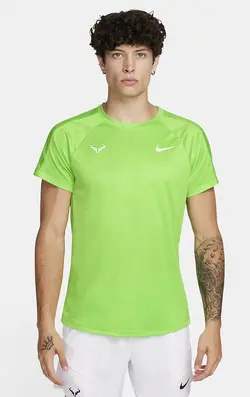 تی شرت تنیس مردانه نایک Nike Dri-FIT Rafa Challenger- سبز | تنیس ۲۴