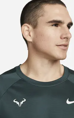 تی شرت تنیس مردانه نایک Nike RAFA Challenger- یشمی | تنیس ۲۴
