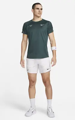 تی شرت تنیس مردانه نایک Nike RAFA Challenger- یشمی | تنیس ۲۴