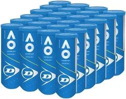 توپ تنیس دانلوپ Dunlop/Ao کارتن 24 تایی قوطی 3 تایی | تنیس ۲۴