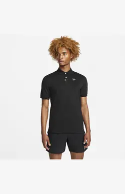 پلوشرت تنیس مردانه نایک NikekCourt Fall Rafa Slim- مشکی | تنیس ۲۴