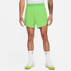 شلوارک تنیس مردانه نایک NikeCourt Dri-FIT ADV Rafa- سبز روشن | تنیس ۲۴