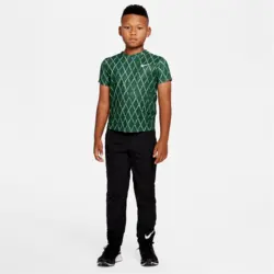 تی شرت تنیس بچگانه نایک NikeCourt Dri-FIT Victory Printed- سبز | تنیس ۲۴