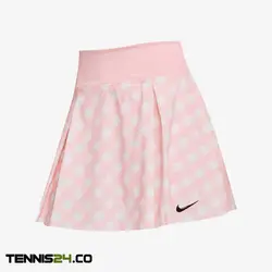 دامن تنیس زنانه نایک Nike Dri-FIT Club Printed- صورتی | تنیس ۲۴