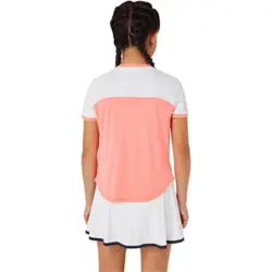تی شرت تنیس دخترانه اسیکس Asics Tennis SS Top- صورتی | تنیس ۲۴