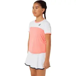 تی شرت تنیس دخترانه اسیکس Asics Tennis SS Top- صورتی | تنیس ۲۴