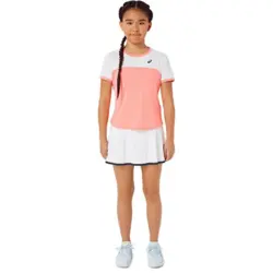 تی شرت تنیس دخترانه اسیکس Asics Tennis SS Top- صورتی | تنیس ۲۴