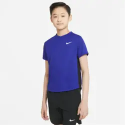 تی شرت تنیس بچگانه نایک NikeCourt Dri-FIT Victory- آبی | تنیس ۲۴