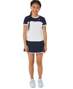 تی شرت تنیس دخترانه اسیکس Asics Tennis SS Top- سفید | تنیس ۲۴