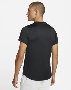تی شرت تنیس مردانه نایک NikeCourt Dri-FIT Advantage- مشکی | تنیس ۲۴
