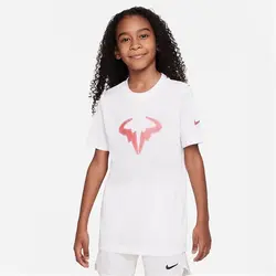 تی شرت تنیس بچه گانه نایک Nike Rafa- سفید | تنیس ۲۴
