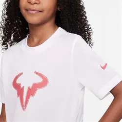 تی شرت تنیس بچه گانه نایک Nike Rafa- سفید | تنیس ۲۴