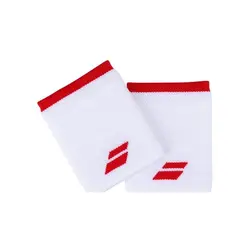 مچ بند تنیس بابولات Babolat Logo پک دوتایی – سفید/قرمز | تنیس ۲۴