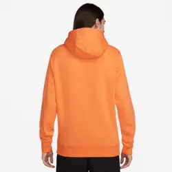 هودی ورزشی مردانه نایک Nike Sportswear Club Fleece- نارنجی | تنیس ۲۴