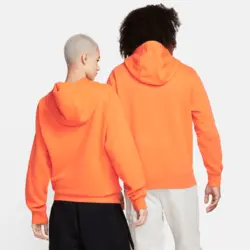 هودی ورزشی مردانه نایک Nike Sportswear Club Fleece- نارنجی | تنیس ۲۴
