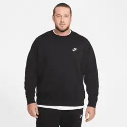 تی شرت ورزشی مردانه نایک Nike Sportswear Club Fleece- مشکی | تنیس ۲۴