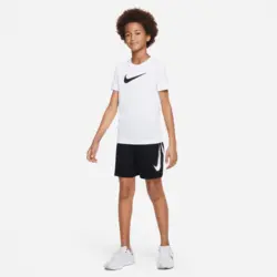 شلوارک تنیس پسرانه نایک Nike Multi Dri-FIT Graphic- مشکی | تنیس ۲۴