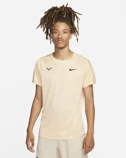 تی شرت تنیس مردانه نایک Nike Dri-FIT Rafa Challenger- بژ | تنیس ۲۴