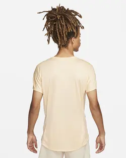 تی شرت تنیس مردانه نایک Nike Dri-FIT Rafa Challenger- بژ | تنیس ۲۴