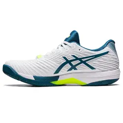کفش تنیس مردانه اسیکس Asics Solution Speed FF 2 – سفید/آبی | تنیس ۲۴