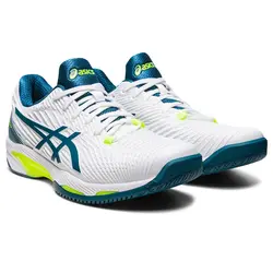 کفش تنیس مردانه اسیکس Asics Solution Speed FF 2 – سفید/آبی | تنیس ۲۴