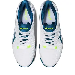 کفش تنیس مردانه اسیکس Asics Solution Speed FF 2 – سفید/آبی | تنیس ۲۴