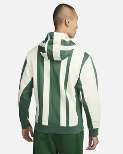 هودی تنیس مردانه نایک NikeCourt Heritage Dri-FIT Fleece- سبز | تنیس ۲۴