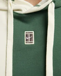 هودی تنیس مردانه نایک NikeCourt Heritage Dri-FIT Fleece- سبز | تنیس ۲۴