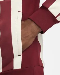 هودی تنیس مردانه نایک NikeCourt Heritage Dri-FIT Fleece- زرشکی | تنیس ۲۴
