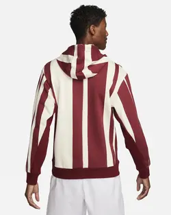 هودی تنیس مردانه نایک NikeCourt Heritage Dri-FIT Fleece- زرشکی | تنیس ۲۴