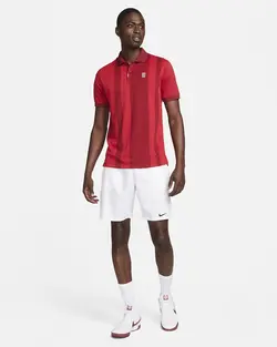 پلوشرت تنیس مردانه نایک Nike Polo Dri-FIT- قرمز | تنیس ۲۴